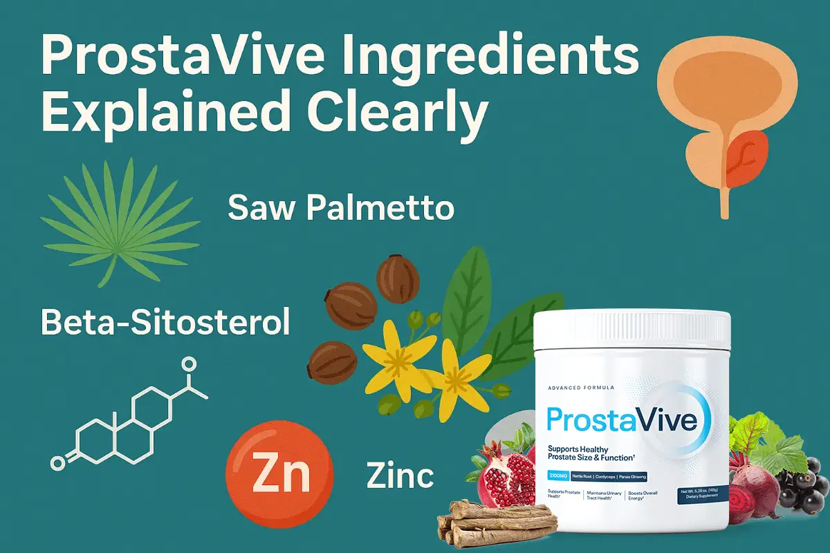 ProstaVive Ingredients Explained Clearly